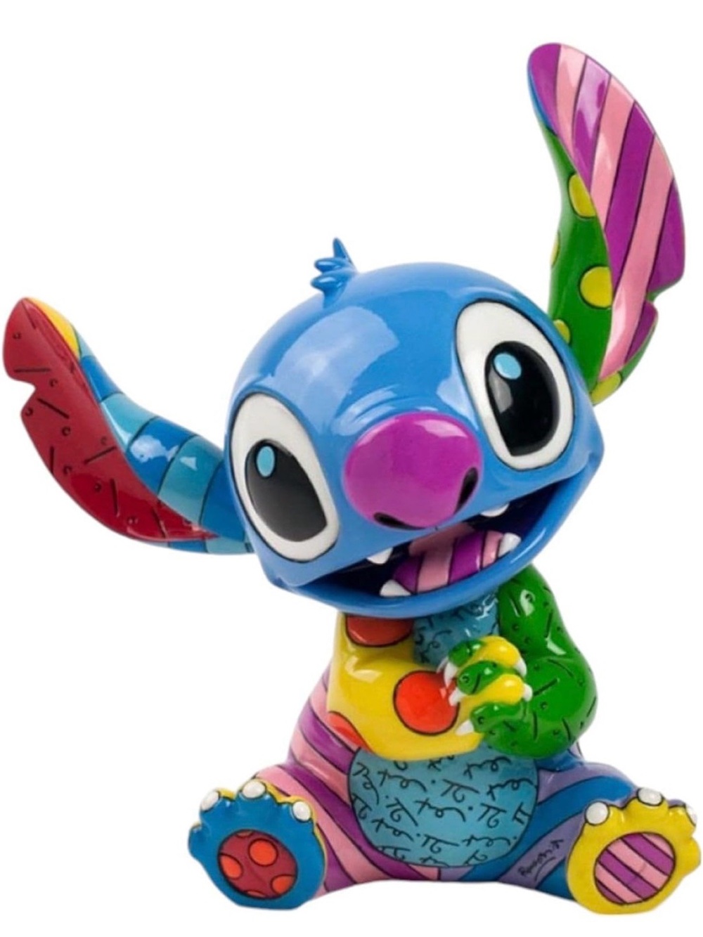 Enesco Disney by Britto Stitch by Britto Figurine, 7.625-Inch